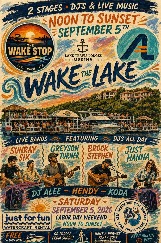 Wake the Lake event flyer preview